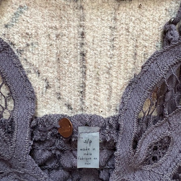 Lace Bralette in Dark Gray - Picture 2 of 3